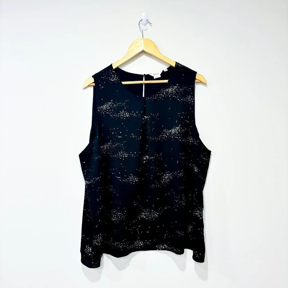 REITMANS Black‎ and gold  tank top